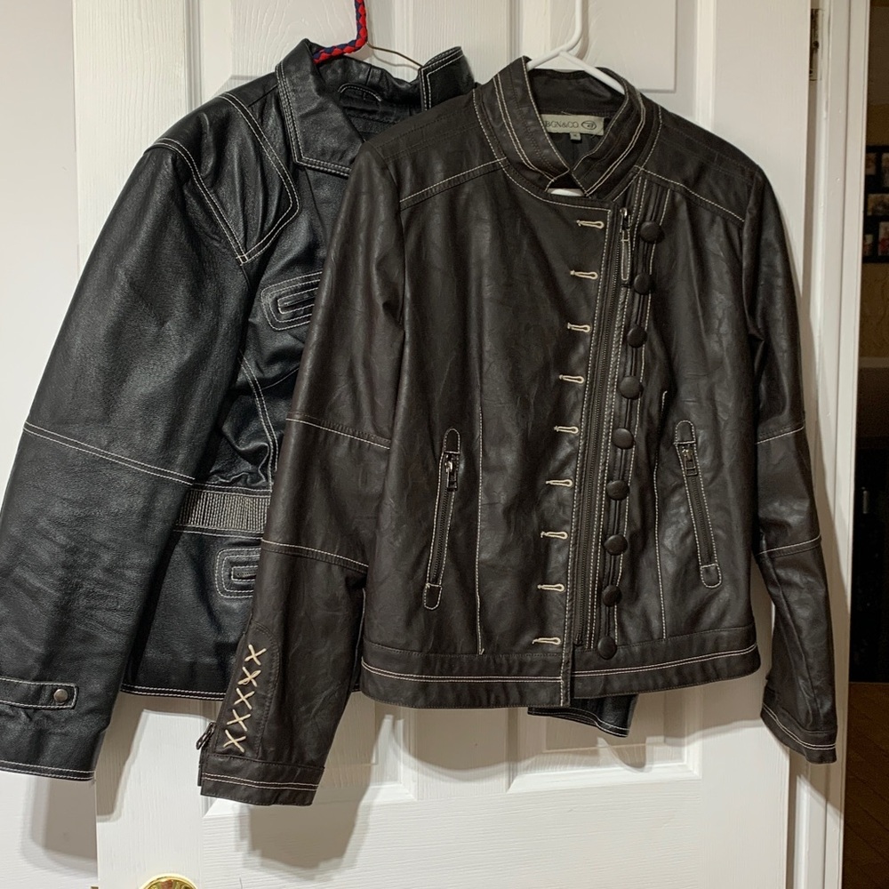 BGN&CO two Women's Black and brown Jacket